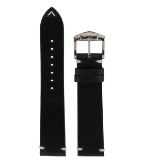 Λουράκι ZRC Tulsa Μαύρο Δερμάτινο 24mm