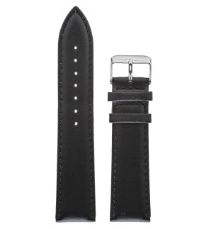 TZEVELION Black Leather Strap 12mm