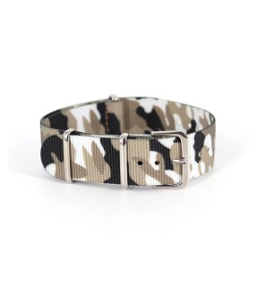 NATO STRAP Grey Camouflage 22mm