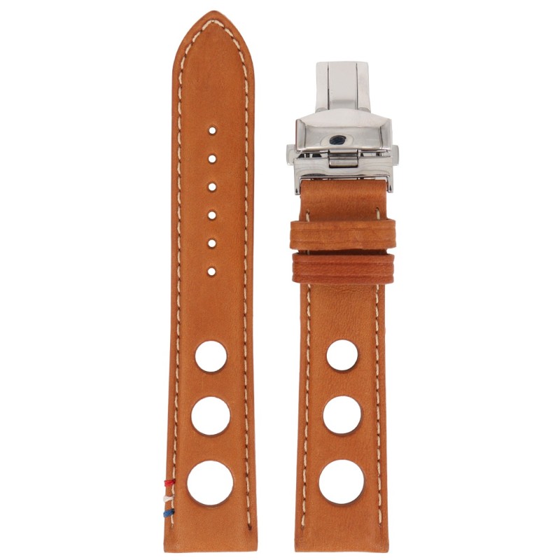 ROCHET Le Mans Brown Leather Strap 20mm 7932004BD