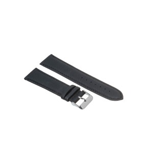 TZEVELION Black Leather Strap 16mm 983.1.16