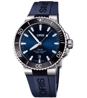 ORIS Aquis 43 5mm Black Rubber Strap