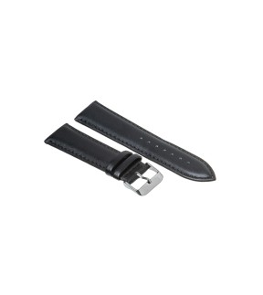 TZEVELION Black Leather Strap 16mm