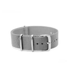 NATO Grey Nylon Strap 18mm