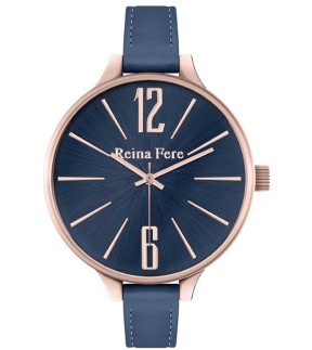 REINA FERE Blue Leather Strap 0712-4
