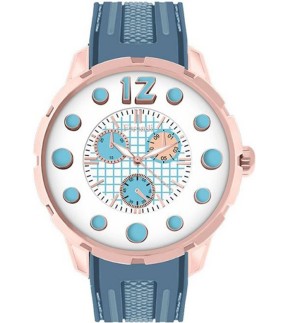 FERENDI Inspiration Blue Rubber Strap