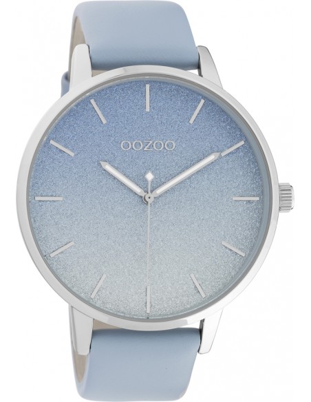 Ρολόι OOZOO Timepieces Με Μπλε Δερμάτινο Λουράκι C10830