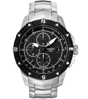 Ρολόι TISSOT SALE T-Navigator Με Αυτόματο Μηχανισμό και Ασημί Ατσάλινο Μπρασελέ T062.427.11.057.00