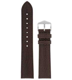 HIRSCH Rainbow Brown Leather Strap 22mm