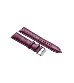 TZEVELION Purple Croco Leather Strap 12mm