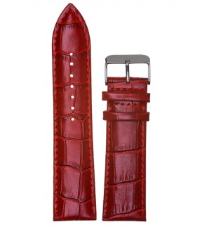 TZEVELION Red Croco Leather Strap 12mm 521.8.16