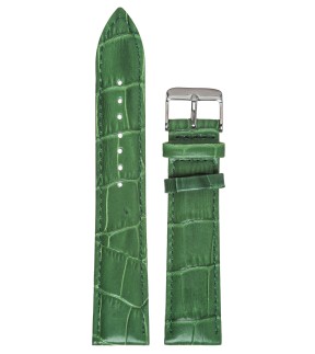 TZEVELION Green Croco Leather Strap 12mm