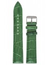 Λουράκι TZEVELION Πράσινο Κροκό Δερμάτινο 12mm