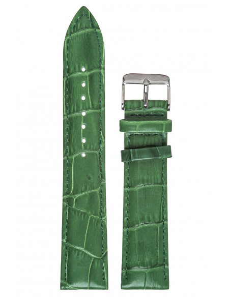 TZEVELION Green Croco Leather Strap 14mm