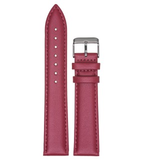 TZEVELION Red Leather Strap 12mm