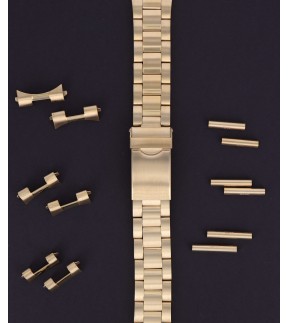 TZEVELION Gold Metallic Bracelet 18-22mm