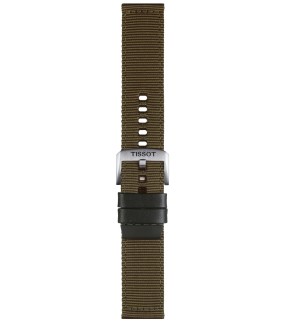 TISSOT Khaki Fabric Strap 22mm T852046756