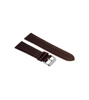 TZEVELION Brown Leather Strap 16mm