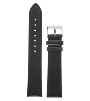 TZEVELION Black Leather Strap 16mm