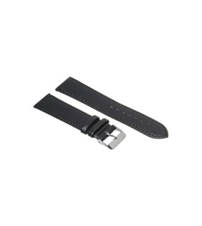 TZEVELION Black Leather Strap 16mm