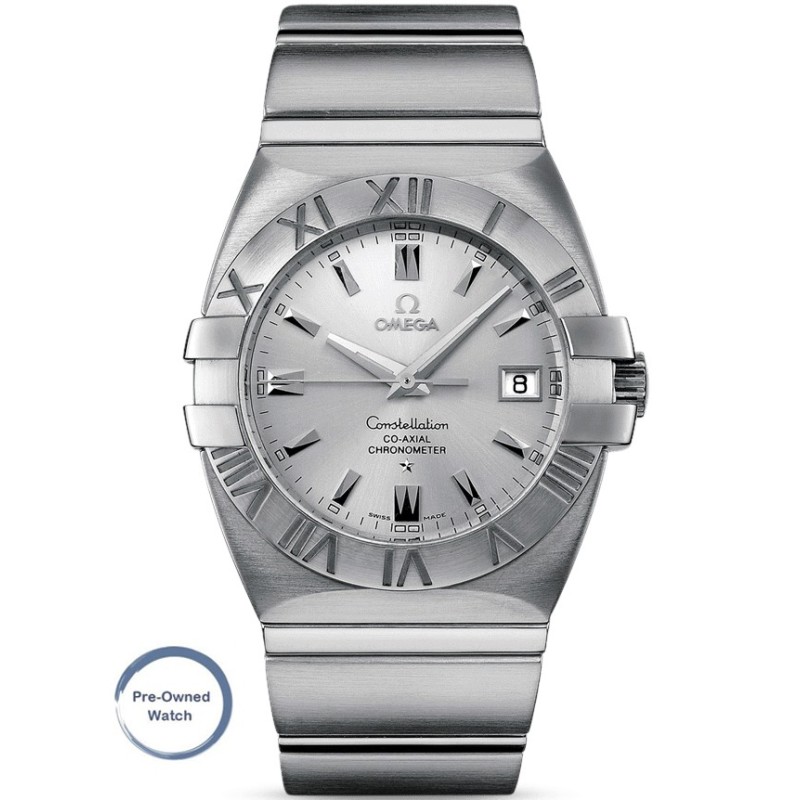 Omega constellation stainless 2025 steel men's watch