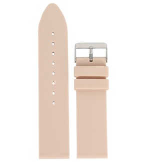 TZEVELION Beige Silicone Strap 22mm