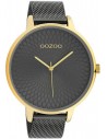 OOZOO Timepieces Anthracite Stainless Steel Mesh Bracelet C10554