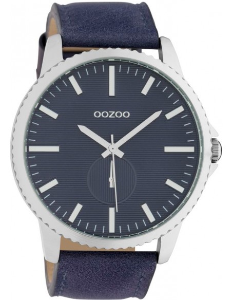 Ρολόι OOZOO Timepieces Με Μπλε Δερμάτινο Λουράκι C10332