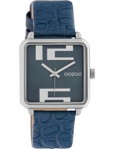 Ρολόι OOZOO Timepieces Με Μπλε Δερμάτινο Λουράκι C10366