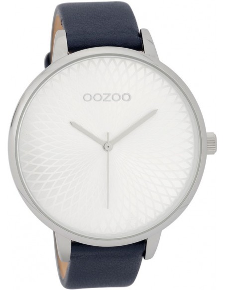 Ρολόι OOZOO Timepieces Με Μπλε Δερμάτινο Λουράκι C9728