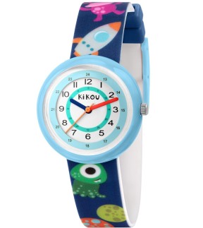 KIKOU Explorateurs Blue Rubber Strap R4551103003