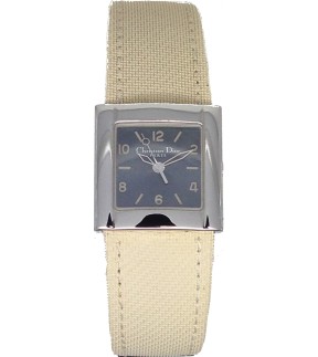 Christian DIOR White Leather Strap