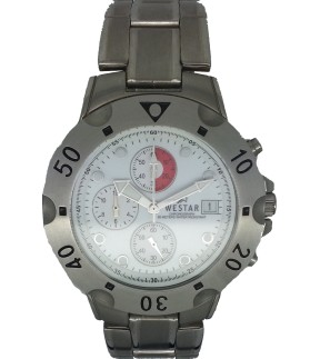 WESTAR Silver Stainless Steel Bracelet 9058STN 101