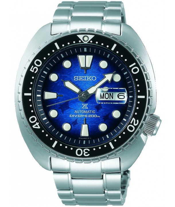 SEIKO Prospex 'Turtle' Save the Ocean Automatic Silver Stainless Steel  Bracelet