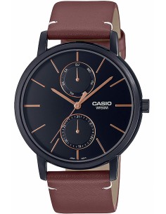 CASIO Collection Brown Leather Strap MTP-B310L-9AVEF