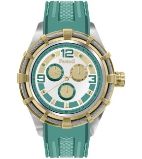 FERENDI Obsession Green Rubber Strap 1703-12