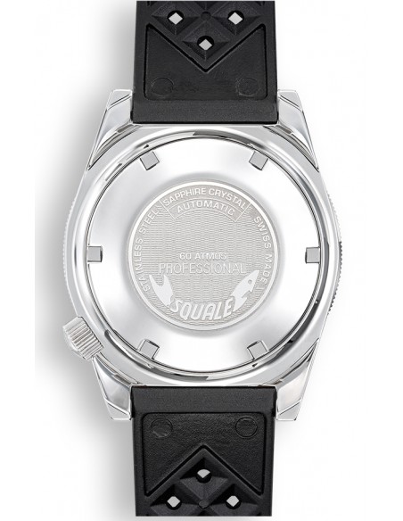Ρολόι SQUALE Matic Με Αυτόματο Μηχανισμό Και Μαύρο Καουτσούκ Λουράκι MATICXSA.HT