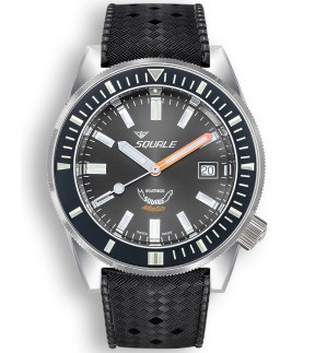 Ρολόι SQUALE Matic Με Αυτόματο Μηχανισμό Και Μαύρο Καουτσούκ Λουράκι MATICXSA.HT