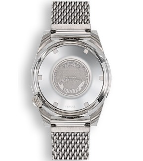 Ρολόι SQUALE Classic Mesh Με Αυτόματο Μηχανισμό Και Ασημί Ατσάλινο Μπρασελέ 1521CL.ME20
