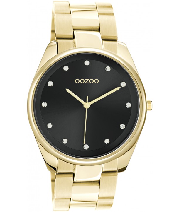 Ρολόι OOZOO Timepieces Με Κίτρινο Χρυσό Ατσάλινο Μπρασελέ C10965