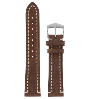 HIRSCH Liberty Brown Leather Strap 20mm 10900210-20