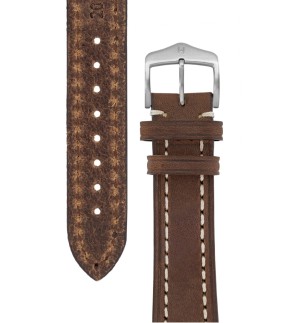 HIRSCH Liberty Brown Leather Strap 20mm 10900210-20