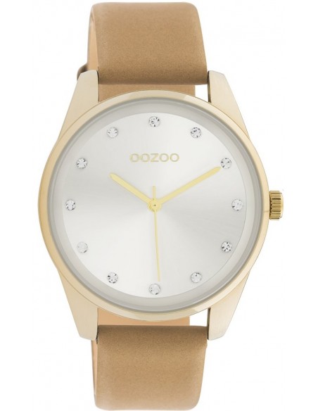 Ρολόι OOZOO Timepieces Με Καφέ Δερμάτινο Λουράκι C11046