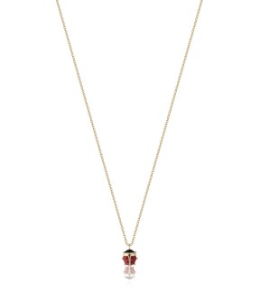 LUCA BARRA Kid Necklace Yellow Gold Stainless Steel JC105