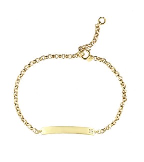 VITOPOULOS Kid ID Bracelet Gold 14CT