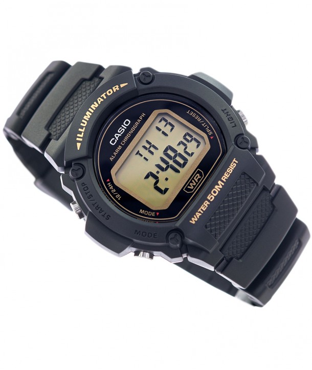 Casio W219H-2 Blue 50 Metres Water Resistant Digital Watch – Watch