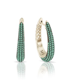 SOGNI Earrings Silver 925 With Yellow Gold Plating OR086GV