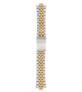 Μπρασελέ ROCHET Κίτρινο Χρυσό-Ασημί Ατσάλινο 18mm-20mm 2365783