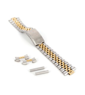 Μπρασελέ ROCHET Κίτρινο Χρυσό-Ασημί Ατσάλινο 18mm-20mm 2365783