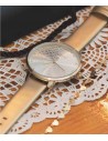 Ρολόι OOZOO Timepieces Με Χρυσό Δερμάτινο Λουράκι C11035